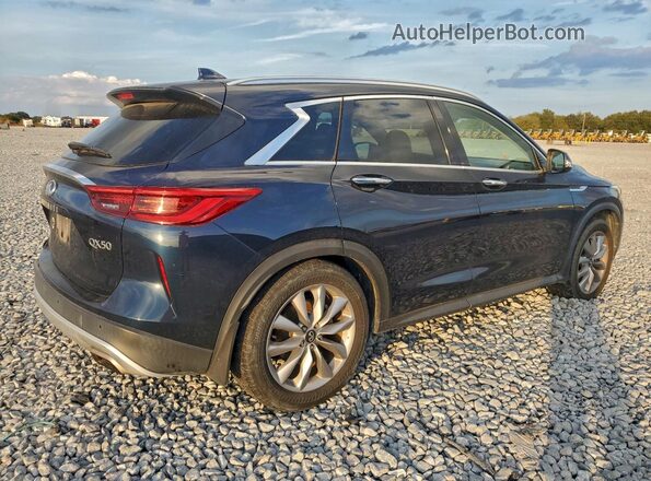 3PCAJ5BB0MF123852 2021 INFINITI QX50 Black Tył prawy