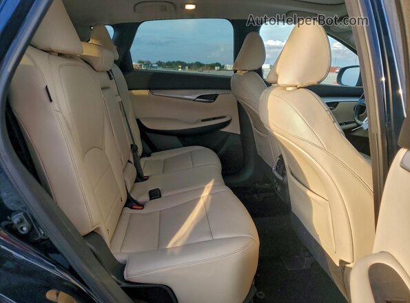 3PCAJ5BB0MF123852 2021 INFINITI QX50 Black Widok wnętrza z tyłu