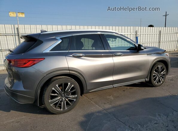 3PCAJ5BB1MF115324 2021 INFINITI QX50 Серый Задняя правая четверть