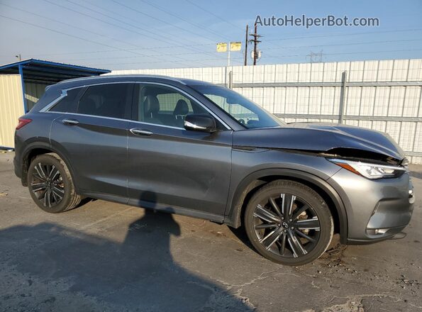 3PCAJ5BB1MF115324 2021 INFINITI QX50 Серый Передняя правая четверть