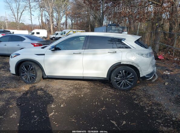 3PCAJ5BB1NF108200 2022 INFINITI QX50 White Панорамний вид салону 360°