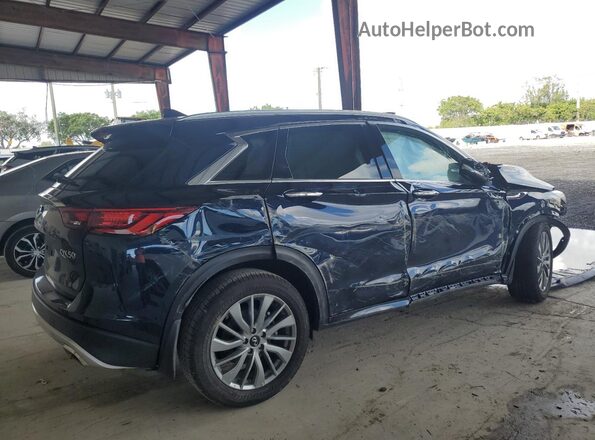 3PCAJ5BB3SF109604 2025 INFINITI QX50 Blue Tył prawy