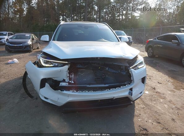 3PCAJ5BBXSF108210 2025 INFINITI QX50 White Vista frontal