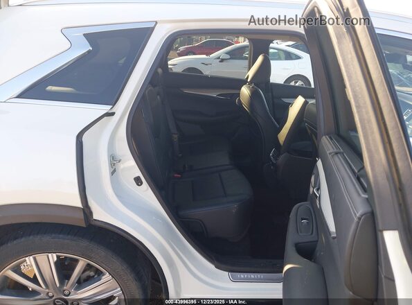 3PCAJ5CA0MF111948 2021 INFINITI QX50 White Widok naklejki z numerem VIN