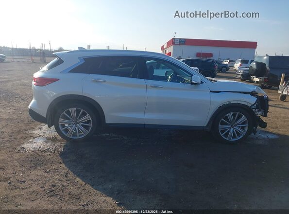 3PCAJ5CA0MF111948 2021 INFINITI QX50 White Widok wnętrza 360 stopni