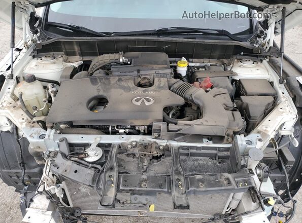3PCAJ5CA7NF120258 2022 INFINITI QX50 White ძრავის განყოფილების ხედი