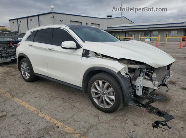 3PCAJ5CA7NF120258 2022 INFINITI QX50 White წინა მარჯვენა