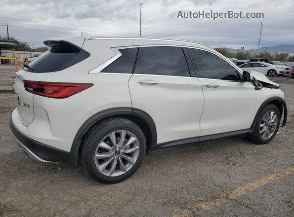 3PCAJ5CA7NF120258 2022 INFINITI QX50 White უკანა მარჯვენა