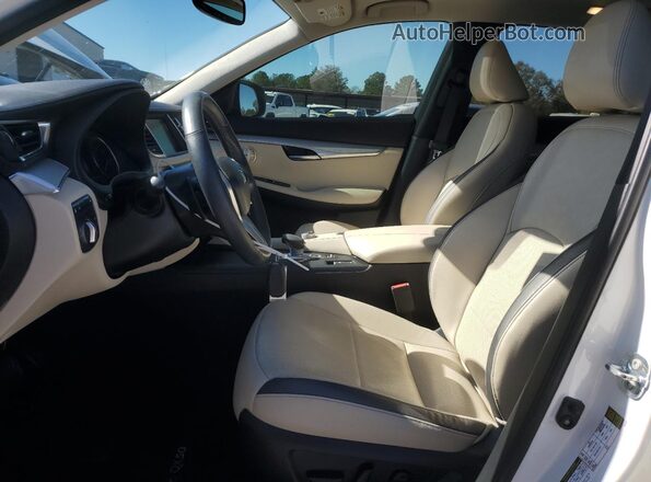3PCAJ5CA8NF116459 2022 INFINITI QX50 White Widok wnętrza z przodu