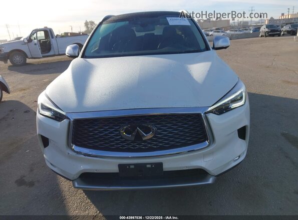 3PCAJ5CB7MF108134 2021 INFINITI QX50 White Սարքավորումների վահանակի տեսք