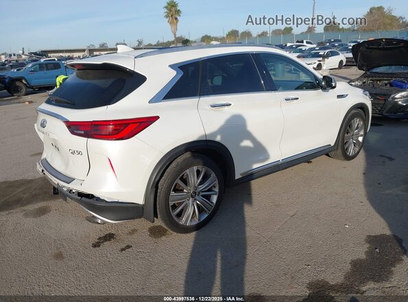 3PCAJ5CB7MF108134 2021 INFINITI QX50 White Հետևի աջ