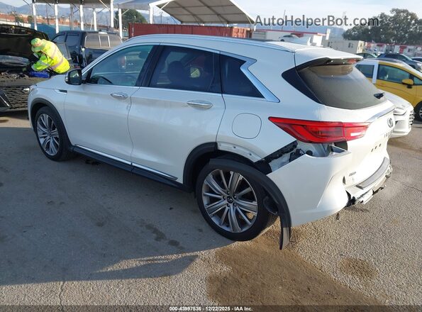 3PCAJ5CB7MF108134 2021 INFINITI QX50 White Հետևի ձախ