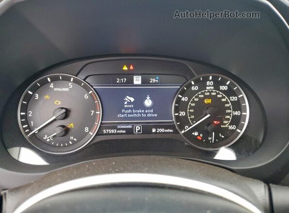 3PCAJ5CB7MF111826 2021 INFINITI QX50 White Vista del cuadro de instrumentos
