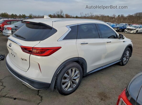 3PCAJ5CB7MF111826 2021 INFINITI QX50 White Trasero derecho