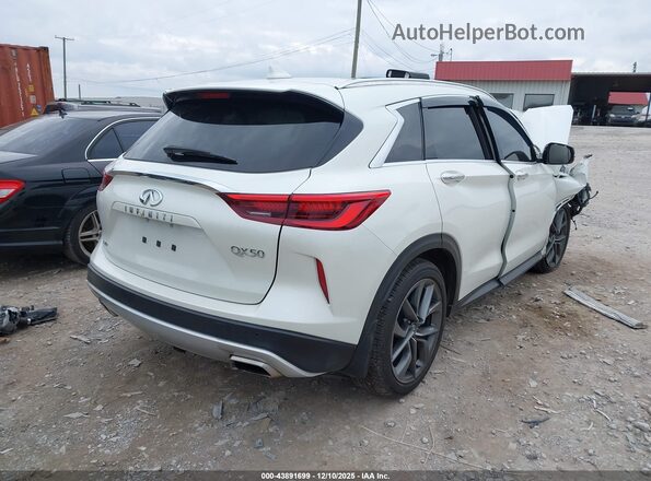 3PCAJ5DB6MF112903 2021 INFINITI QX50 White 