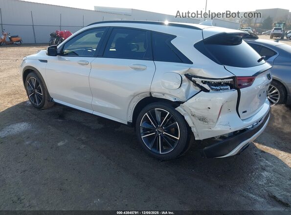 3PCAJ5FB2SF101908 2025 INFINITI QX50 White Trasero izquierdo