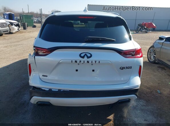 3PCAJ5FB2SF101908 2025 INFINITI QX50 White 