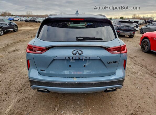 3PCAJ5FBXSF112932 2025 INFINITI QX50 Gray Widok z tyłu