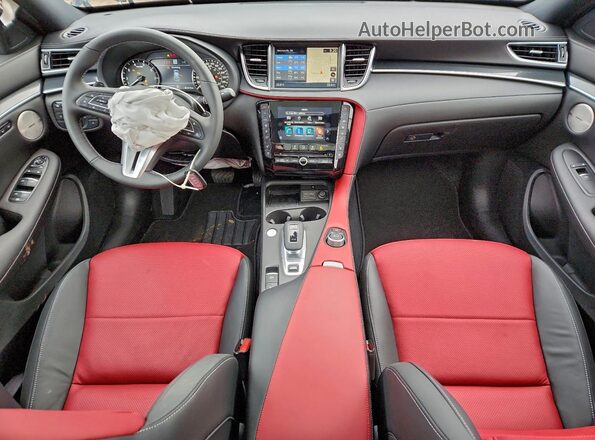 3PCAJ5FBXSF112932 2025 INFINITI QX50 Gray Widok deski rozdzielczej