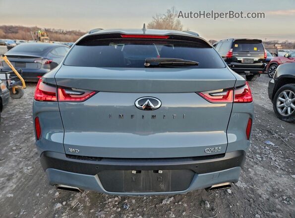 3PCAJ5J30NF103452 2022 INFINITI QX55 Blue Vista trasera