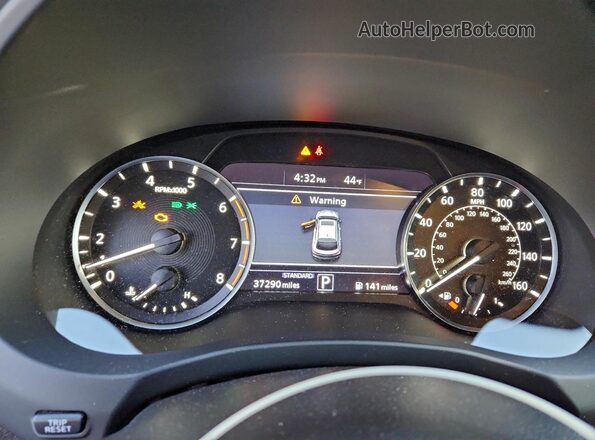 3PCAJ5J30NF103452 2022 INFINITI QX55 Blue Vista del cuadro de instrumentos