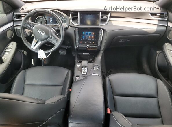 3PCAJ5J34NF110923 2022 INFINITI QX55 Gray Вид панелі приладів