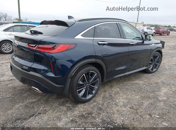 3PCAJ5JR9SF108830 2025 INFINITI QX55 Dark Blue Задняя правая четверть