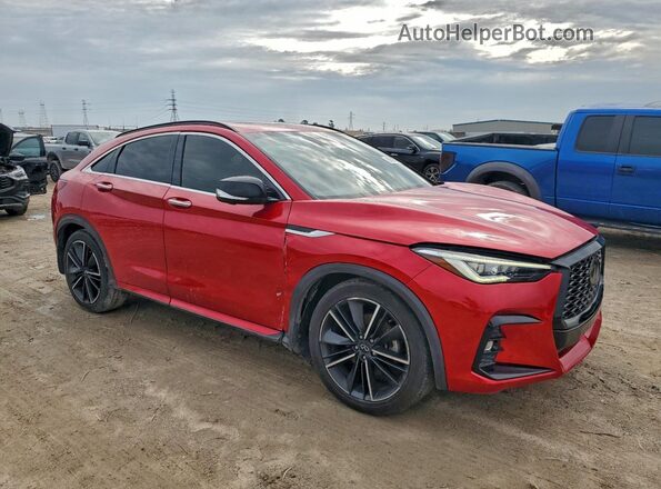 3PCAJ5K3XNF103960 2022 INFINITI QX55 Красный Передняя правая четверть