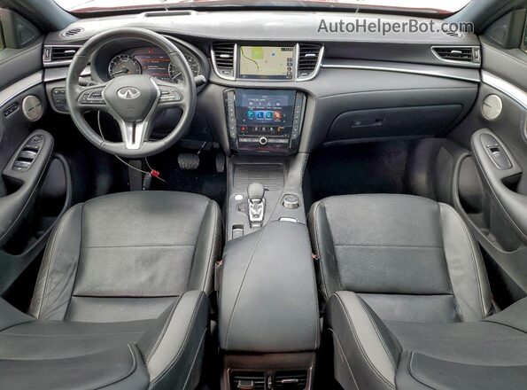 3PCAJ5K3XNF103960 2022 INFINITI QX55 Красный Вид панели приборов