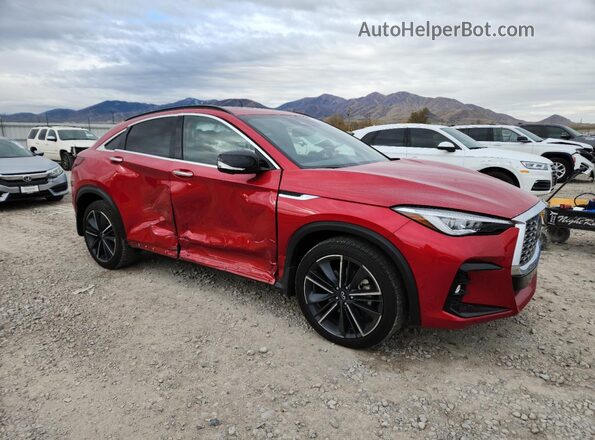 3PCAJ5LR3PF101554 2023 INFINITI QX55 Red Front right