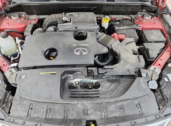 3PCAJ5LR3PF101554 2023 INFINITI QX55 Red Rear interior view
