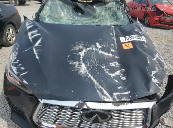 3PCAJ5LR6PF101662 2023 INFINITI QX55 Black ძრავის განყოფილების ხედი