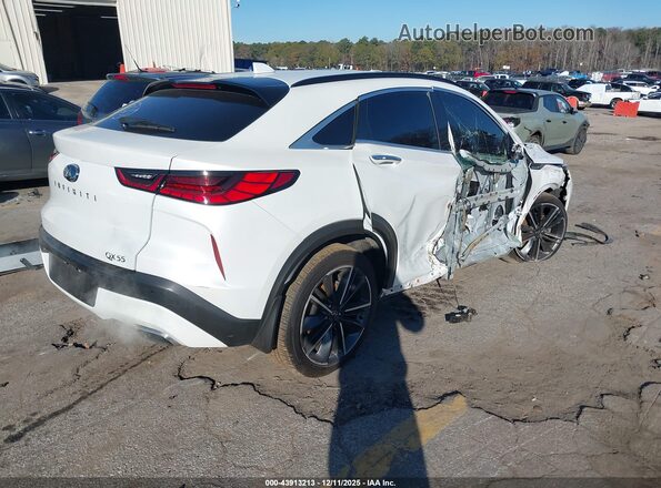 3PCAJ5LR7PF112475 2023 INFINITI QX55 White Rear right