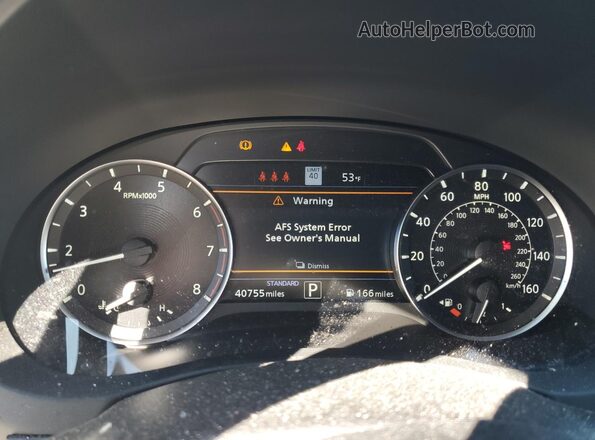 3PCAJ5LR8PF103672 2023 INFINITI QX55 Blue Vista del cuadro de instrumentos