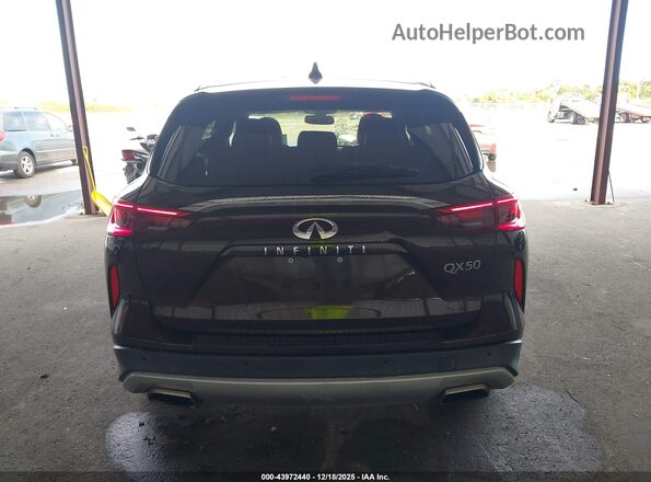 3PCAJ5M14LF100707 2020 INFINITI QX50 Dark Brown 