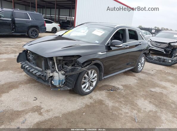 3PCAJ5M14LF112064 2020 INFINITI QX50 Black Передня ліва чверть