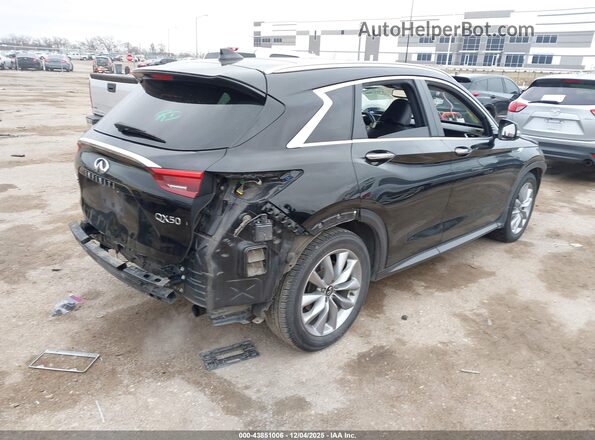 3PCAJ5M14LF112064 2020 INFINITI QX50 Black Задня права чверть