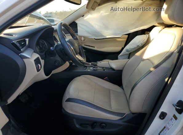 3PCAJ5M18LF118028 2020 INFINITI QX50 White Widok wnętrza z przodu