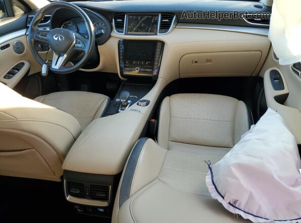 3PCAJ5M18LF118028 2020 INFINITI QX50 White Widok deski rozdzielczej