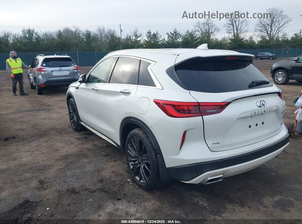 3PCAJ5M35LF106095 2020 INFINITI QX50 White Trasero izquierdo