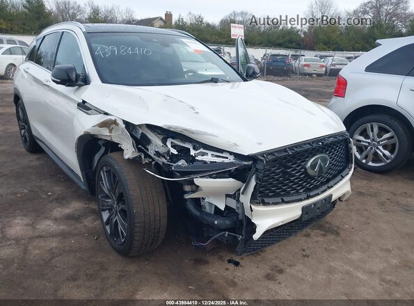 3PCAJ5M35LF106095 2020 INFINITI QX50 White Vista frontal