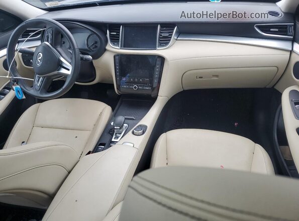 3PCAJ5M3XLF119392 2020 INFINITI QX50 Black Առջևի վահանակի տեսք