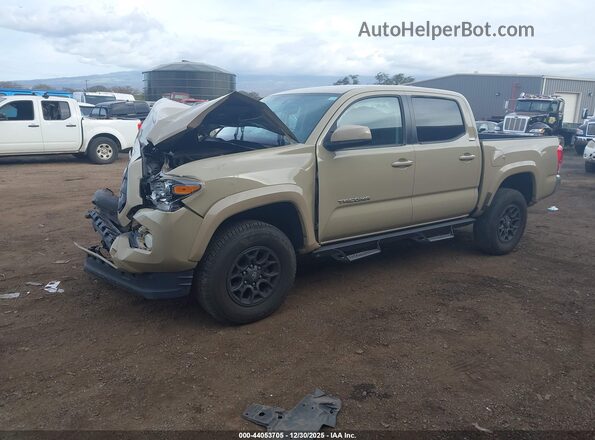 3TMAZ5CN3HM034697 2017 TOYOTA TACOMA Beige Առջևի ձախ երեք քառորդ տեսարան