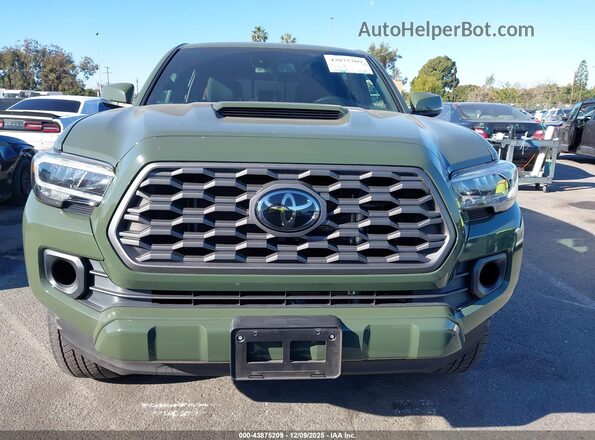 3TMBZ5DN7NM033907 2022 TOYOTA TACOMA Green Widok zestawu wskaźników