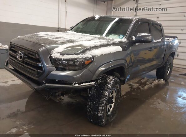 3TMCZ5AN4HM096718 2017 TOYOTA TACOMA Gray წინა მარცხენა ხედი სამი მეოთხედიდან