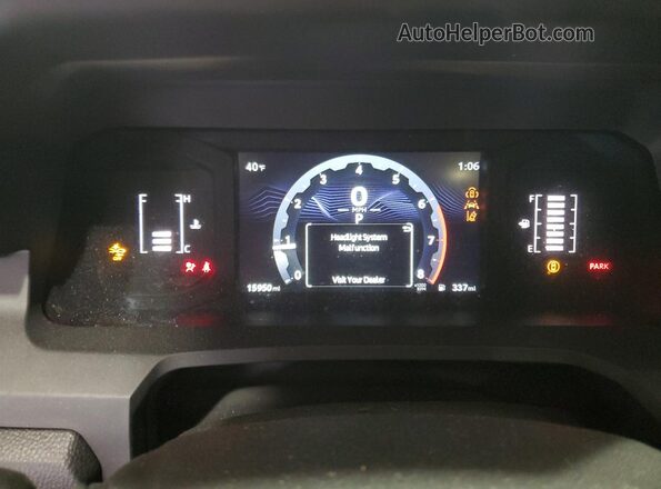 3TYJDAHN3RT004749 2024 TOYOTA TACOMA White Instrument cluster view