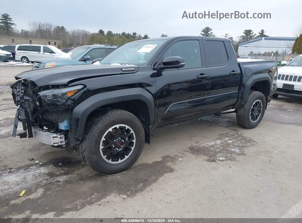 3TYLC5LN1RT014691 2024 TOYOTA TACOMA HYBRID Black Առջևի ձախ երեք քառորդ տեսարան