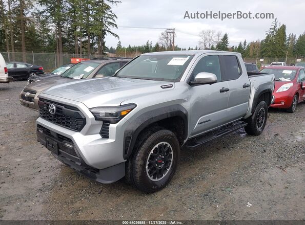 3TYLC5LN2RT004297 2024 TOYOTA TACOMA HYBRID Gray წინა მარცხენა ხედი სამი მეოთხედიდან