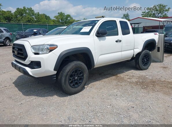 3TYRX5GN0NT066333 2022 TOYOTA TACOMA White წინა მარცხენა ხედი სამი მეოთხედიდან