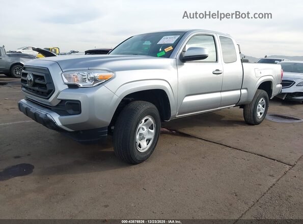 3TYRX5GN2NT053356 2022 TOYOTA TACOMA Silver Առջևի ձախ երեք քառորդ տեսարան